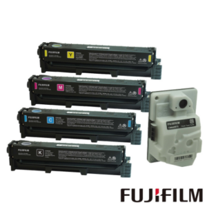 FUJIFILM 富士 原廠原裝 CT351263~CT351266 高容量碳粉匣組(1黑3彩4.5K)+CWAA0973 廢粉盒估價相機收購